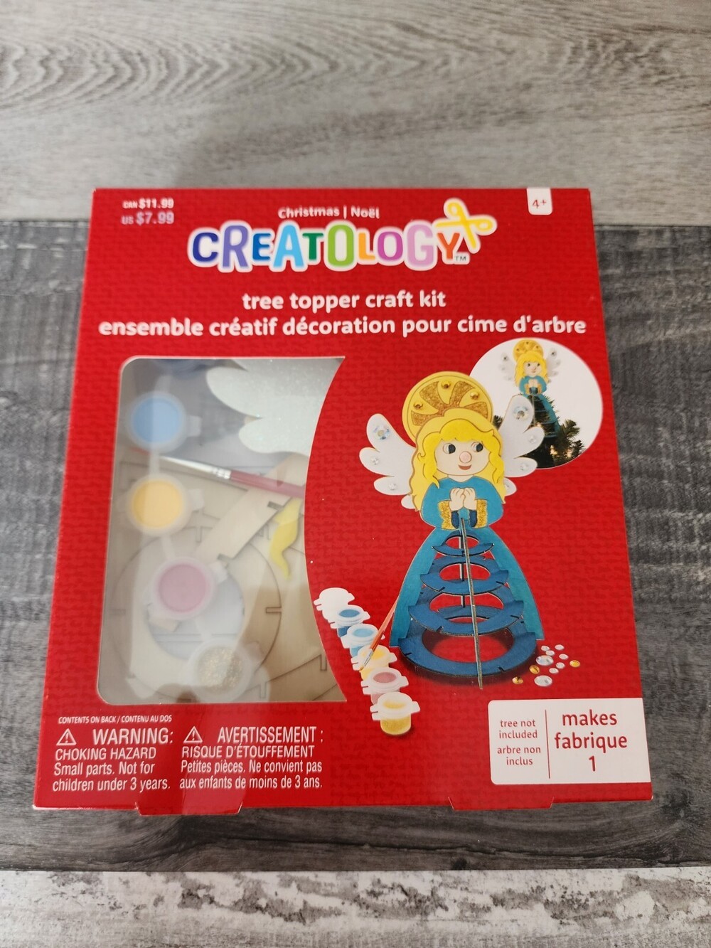Creatology Christmas Tree Topper Craft Kit Angel Holidays Arts Kids NEW